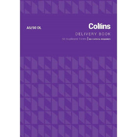 Collins Goods Delivery A5/50DL Duplicate No Carbon Required