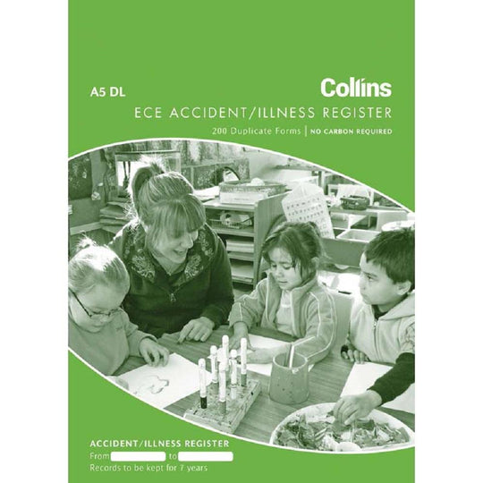 Collins Register Accident Illness A5DL No Carbon Required