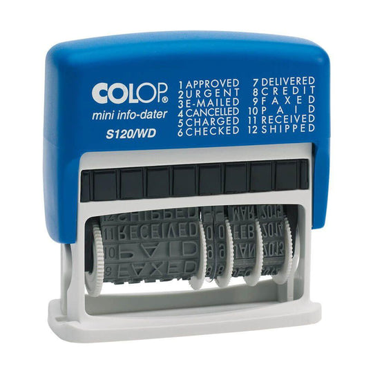 Colop Stamp Dater S120/WD 4mm Mini-Info