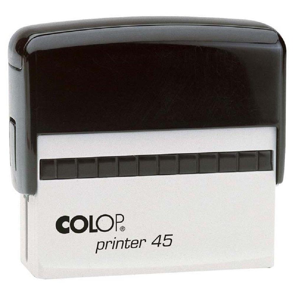 Colop Printer 45 Oblong Black