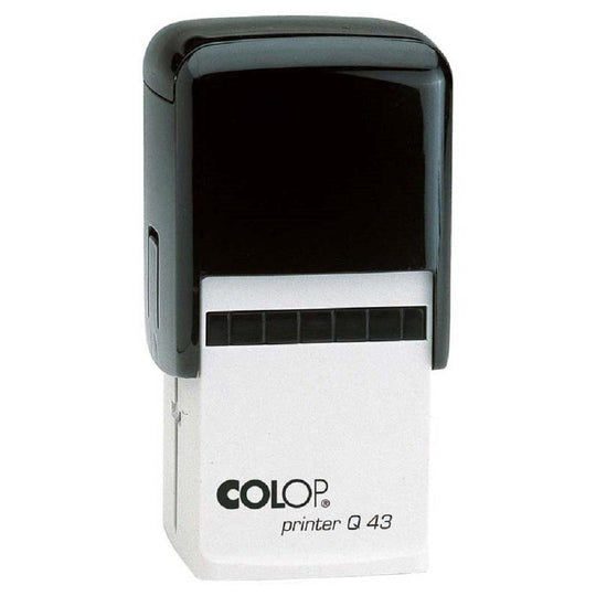 Colop Stamp Printer Q43 Black 43x43mm Square