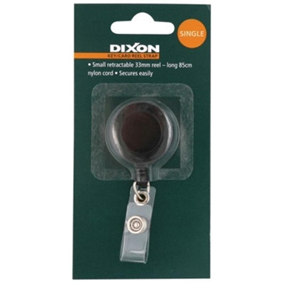 Dixon Key Card Reel Strap Small Single Black