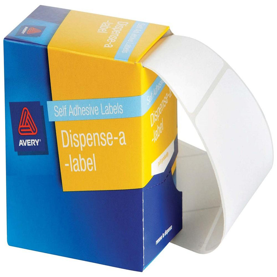 Avery Label Dispenser DMR8943W 89x43mm White 100 Pack