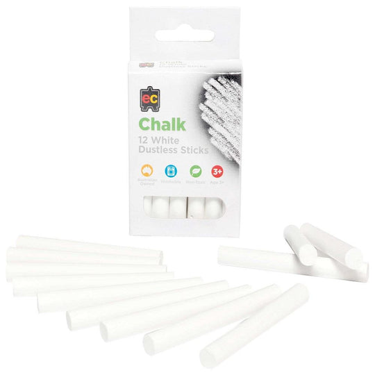 EC Chalk White 12 Pack