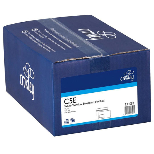 Croxley FSC Mix Credit Envelope C5E Window Seal Easi Wallet Box 250