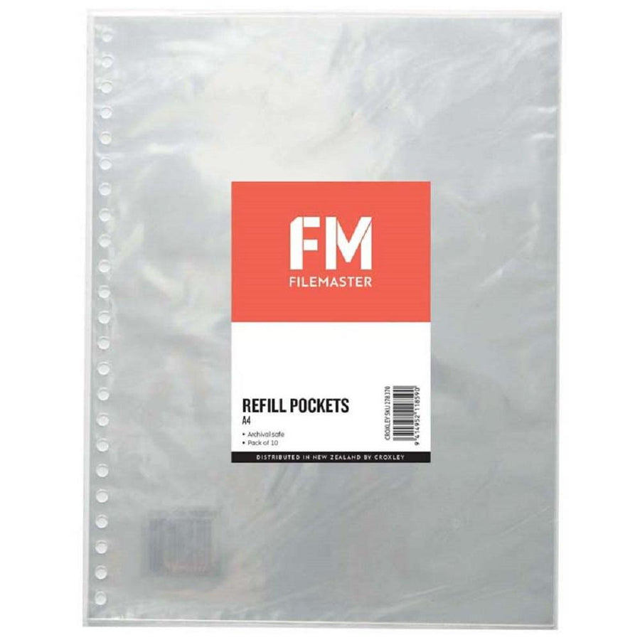 FM Refill Pockets A4 Pack of 10
