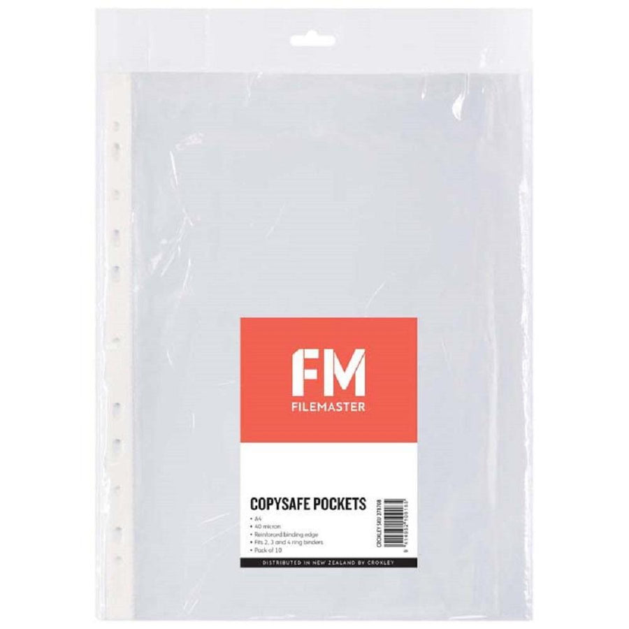 FM Copysafe Pockets A4 Pack of 10