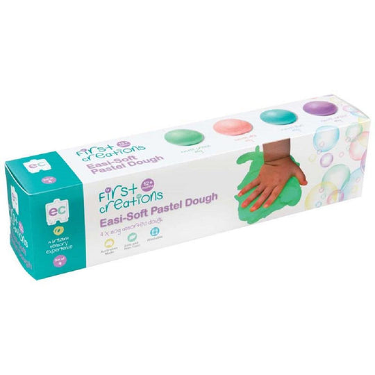 EC First Creations Easi-Soft Pastel Dough Set of 4