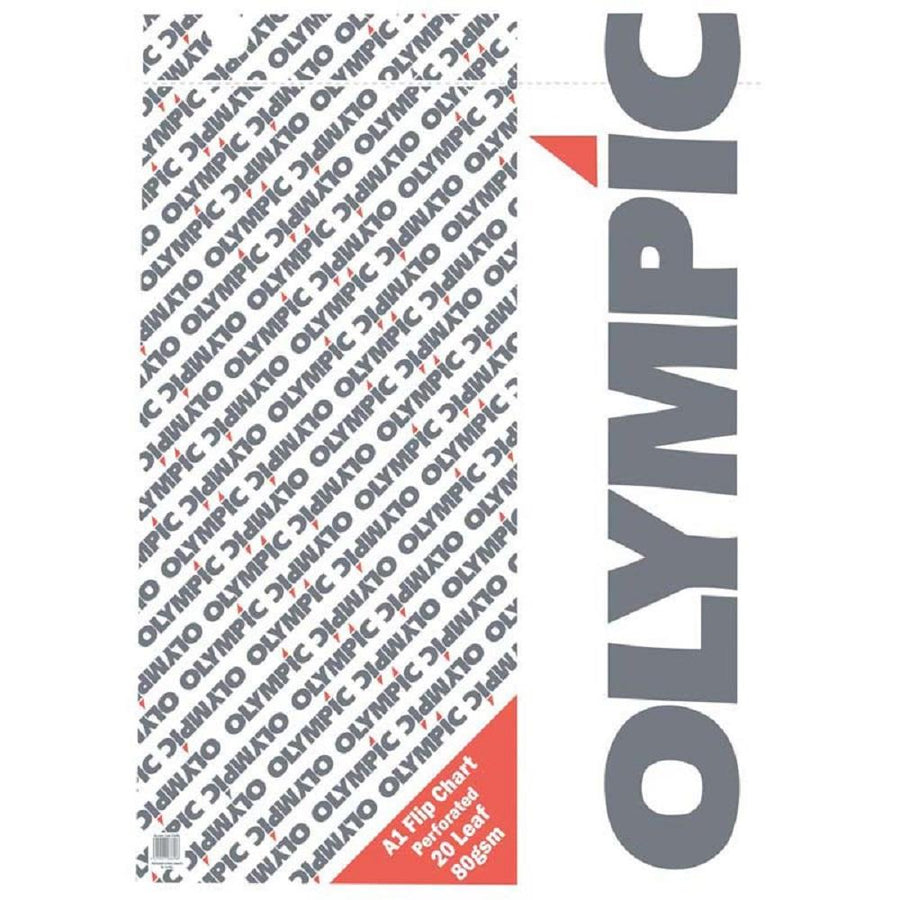Olympic Flip Chart A1 20 Leaf 594x841mm 80gsm