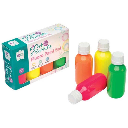 EC First Creations Fluoro Paint Set of 4