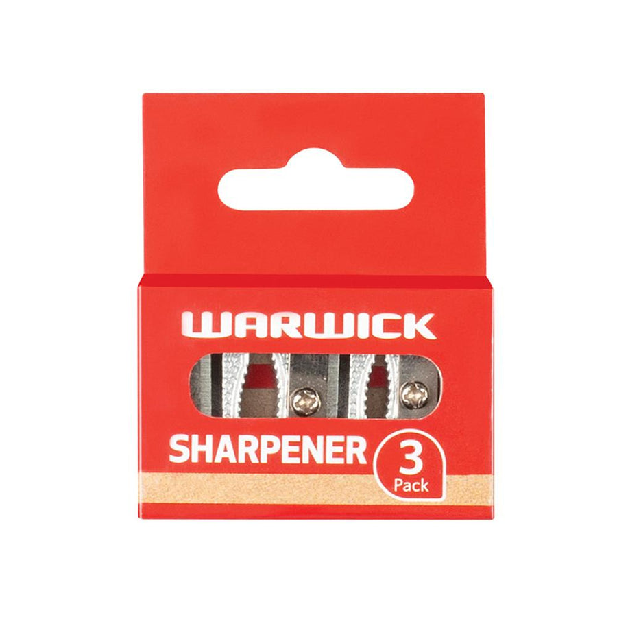 Warwick Pencil Sharpener Pack of 3