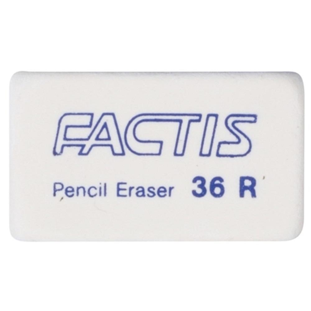 Factis Eraser 36R White