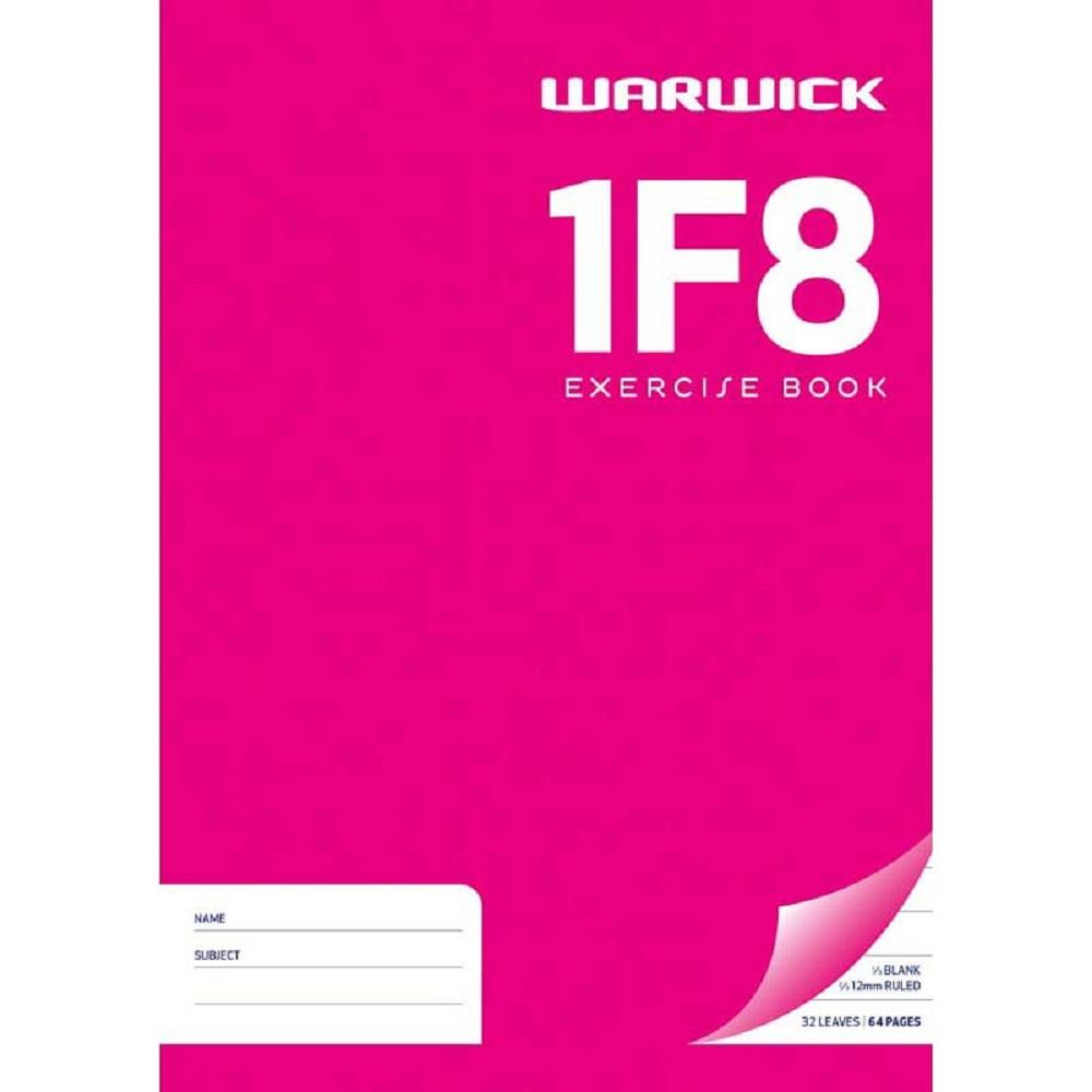 Warwick 1F8 Exercise Book 32 Leaves