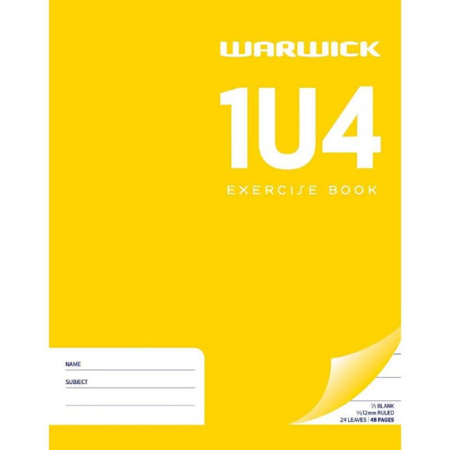 Warwick 1U4 Exercise Book 24 Leaves