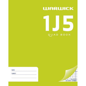 Warwick 1J5 Quad Book 36 Leaves 5mm 255x205mm