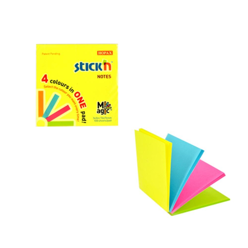 Stick'N Notes Magic Pad 76x76mm 100 Sheets/Pad