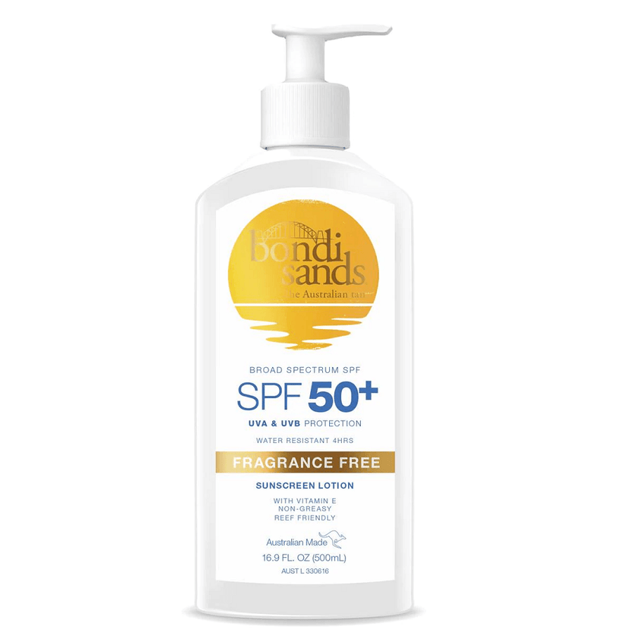 Bondi Sands SPF 50+ Fragrance Free Sunscreen Lotion 500mL
