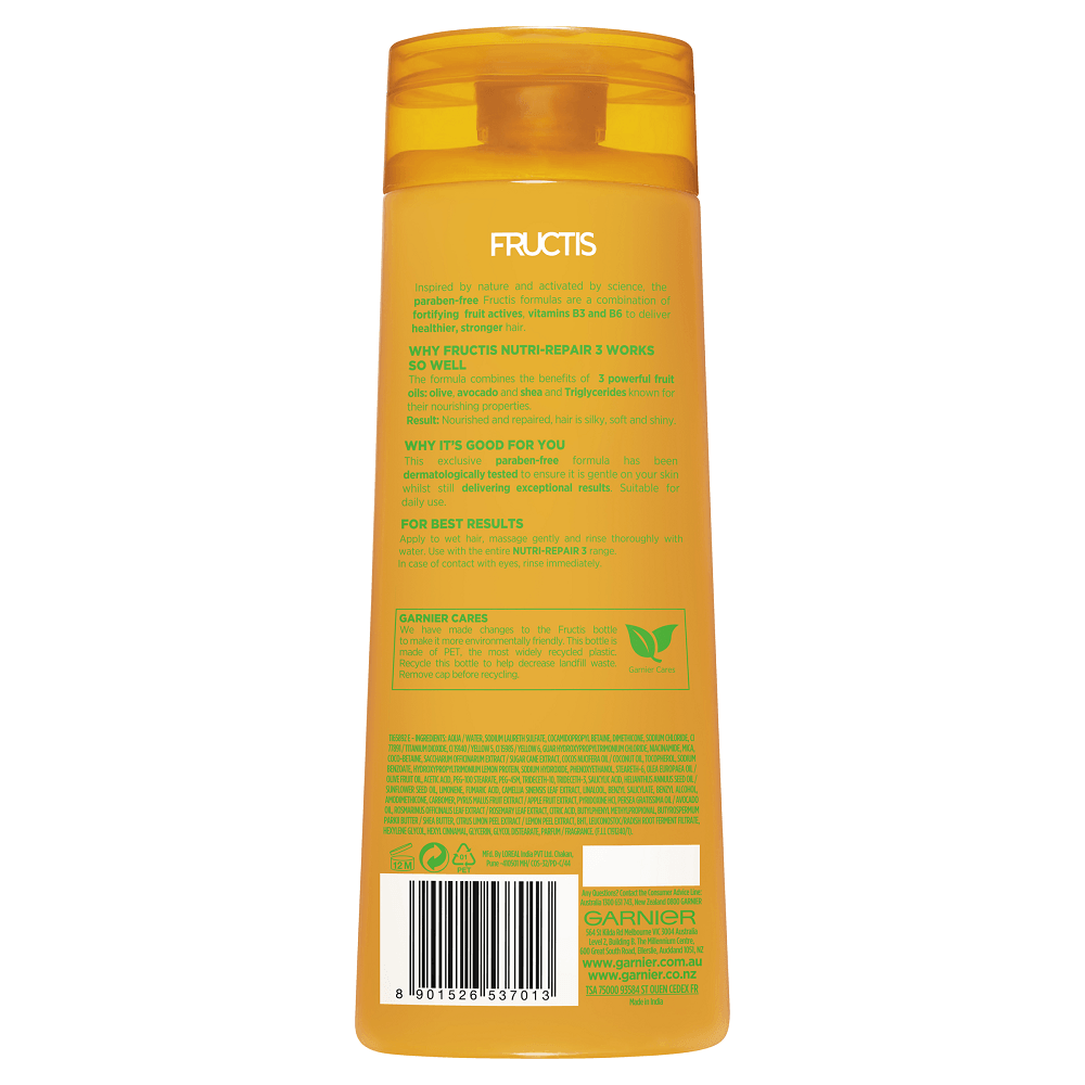 Garnier FRUCTIS Nutri-Repair 3 Shampoo 315mL