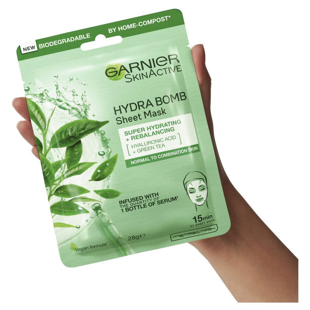 Garnier SkinActive HYDRA BOMB Sheet Mask - Green Tea