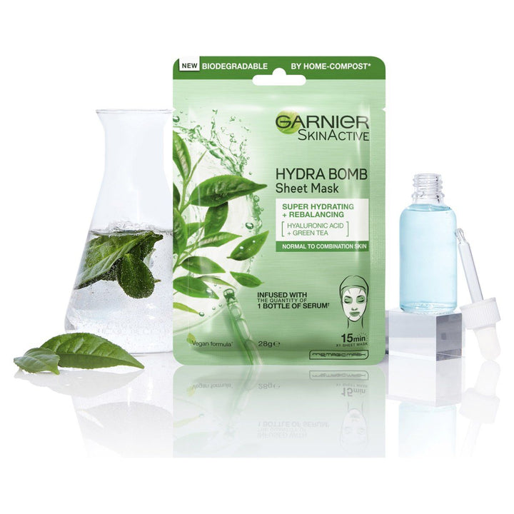 Garnier SkinActive HYDRA BOMB Sheet Mask - Green Tea
