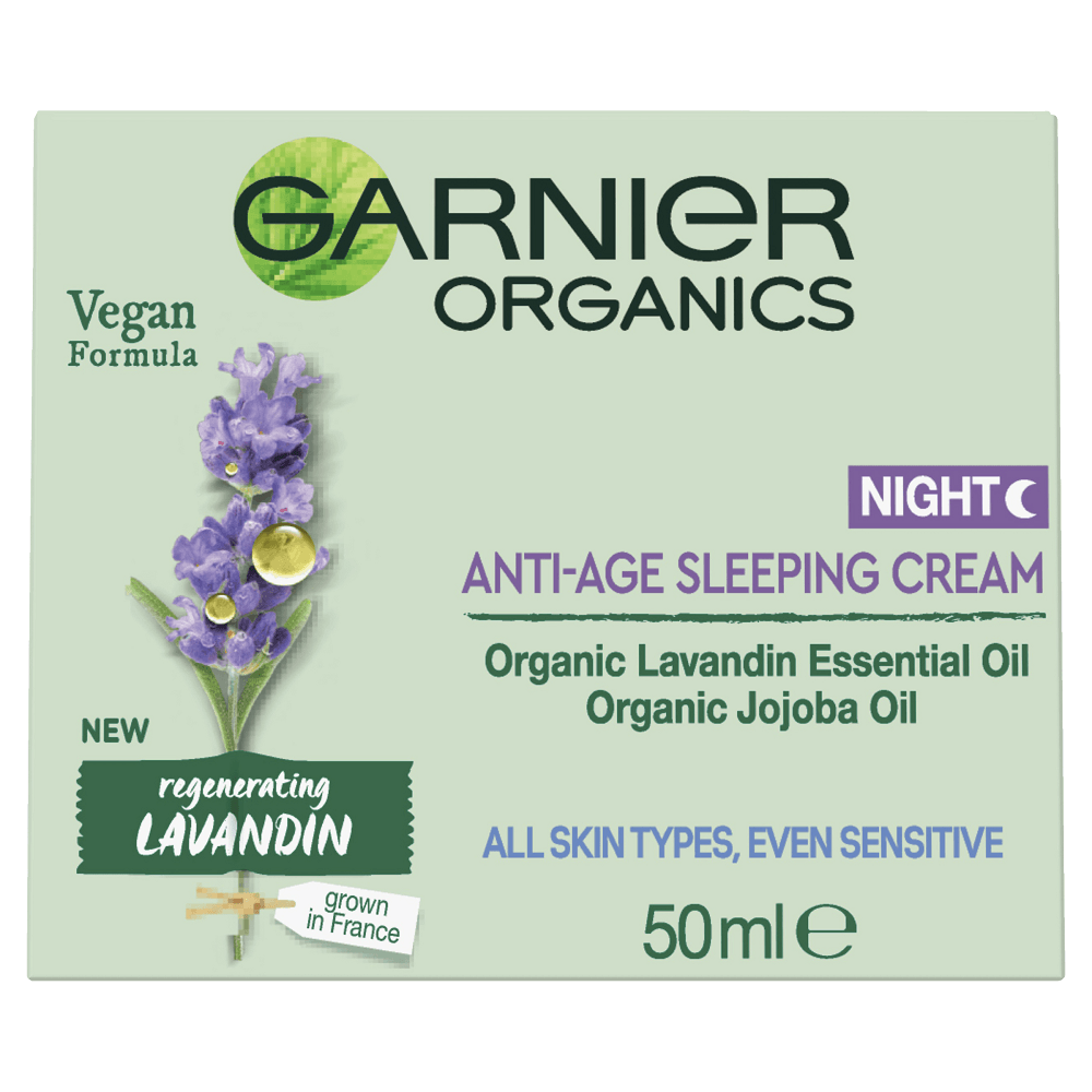 Garnier ORGANICS Lavandin Anti-Age Sleeping Cream 50mL