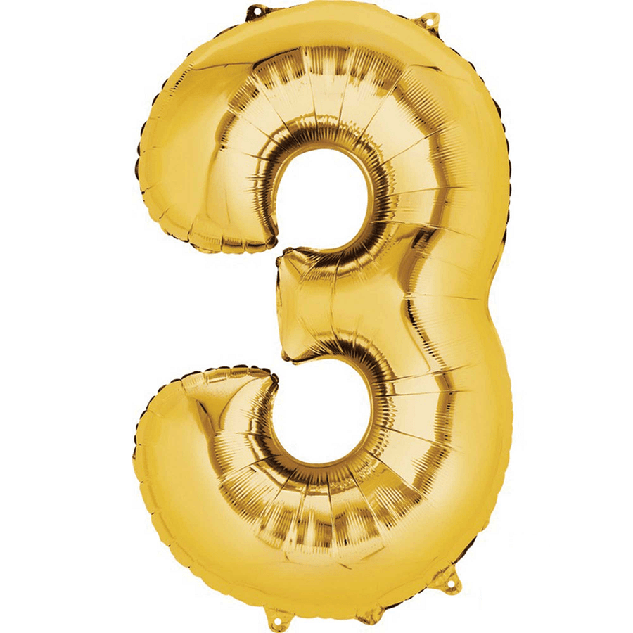 SuperShape Gold Numeral 3.