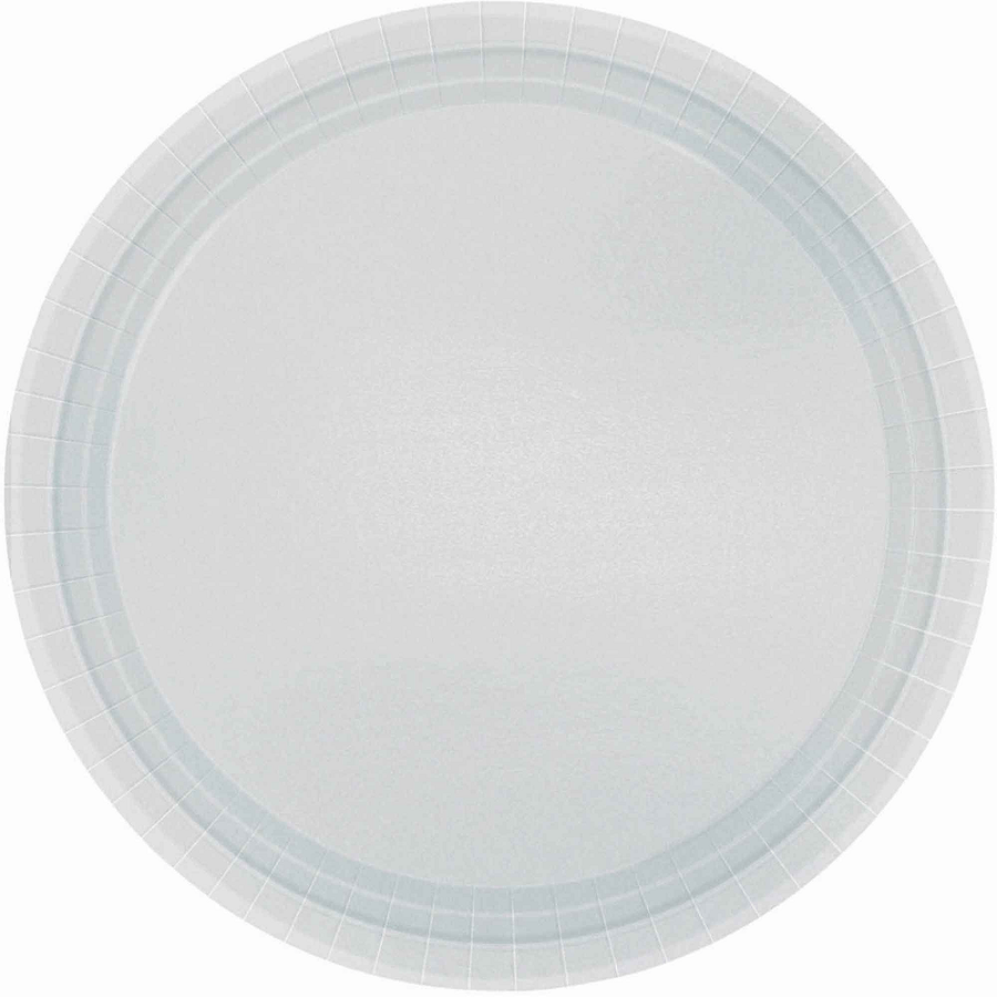 Paper Plates 26cm Round - Silver