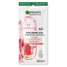 Garnier SkinActive Hyaluronic Acid Ampoule Face Sheet Mask - Watermelon Extract