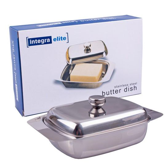 D.Line Stainless Steel Butter Dish with Cover