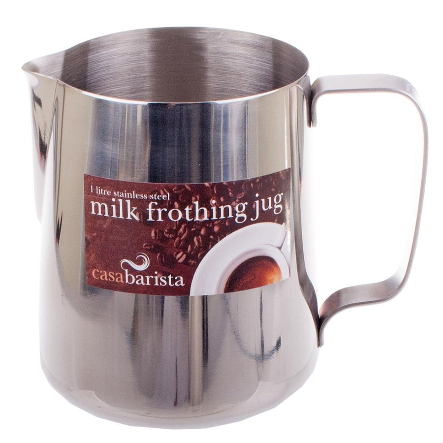 D.Line CasaBarista Stainless Steel Milk Frothing Jug 900mL
