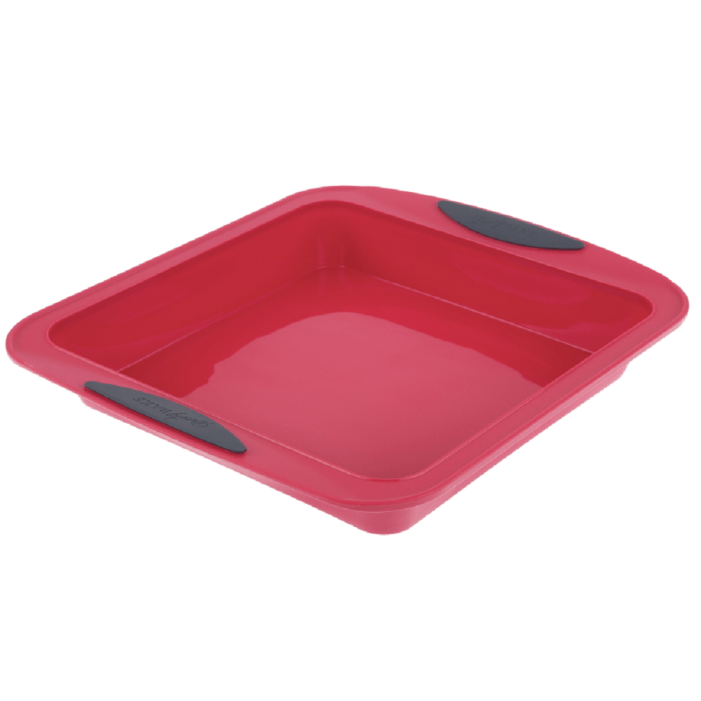 D.Line Daily Bake Silicone Square Cake Pan - Red