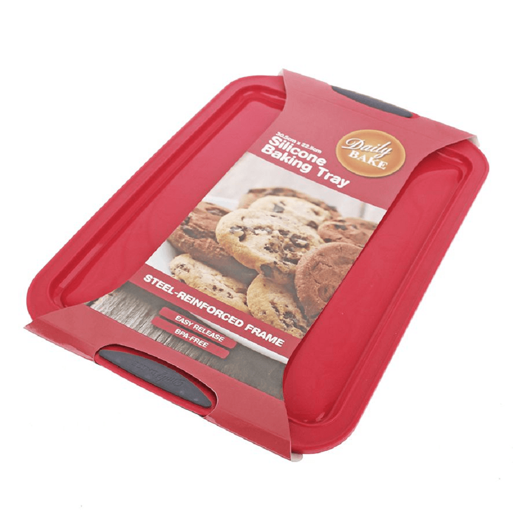 D.Line Daily Bake Silicone Baking Tray - Red