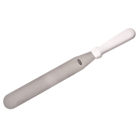 D.Line Stainless Steel Palette Knife with White Plastic Handle 25cm