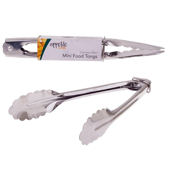 D.Line Appetito Stainless Steel Mini Food Tongs 18cm