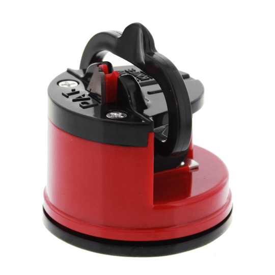 D.Line Knife Sharpener with Suction Base - Red