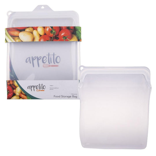 D.Line Appetito Silicone Food Storage Bag 1960mL - White