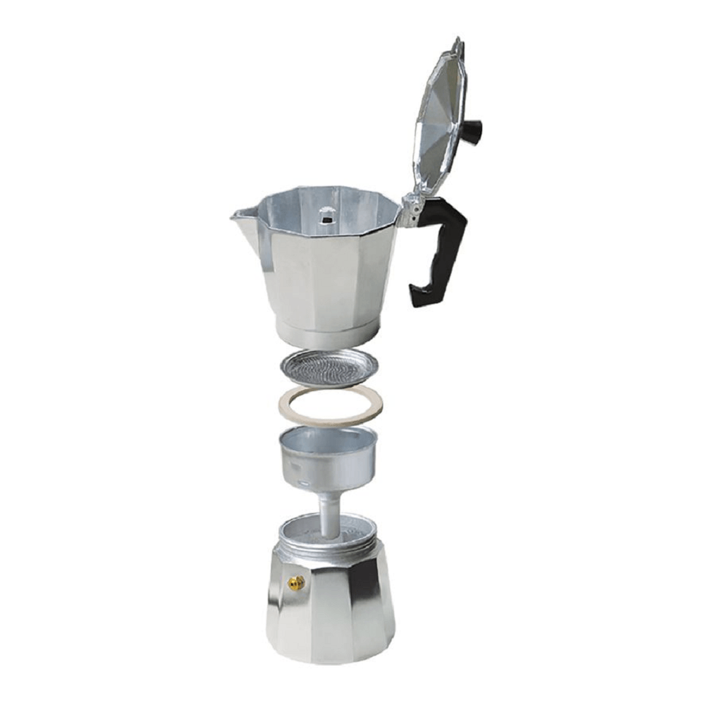 D.Line CasaBarista 6 Cup Cast Aluminum Classic Espresso Maker