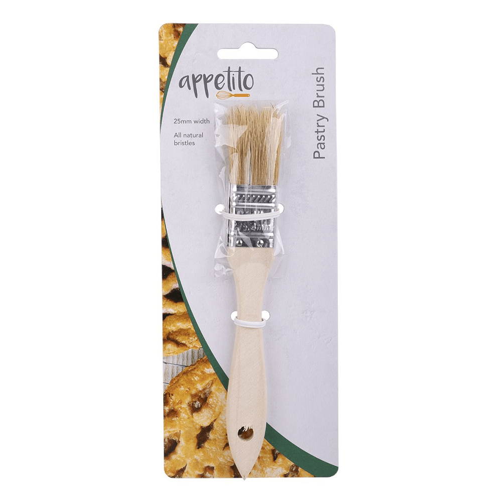 D.Line Appetito Wood Pastry Brush 2.5cm