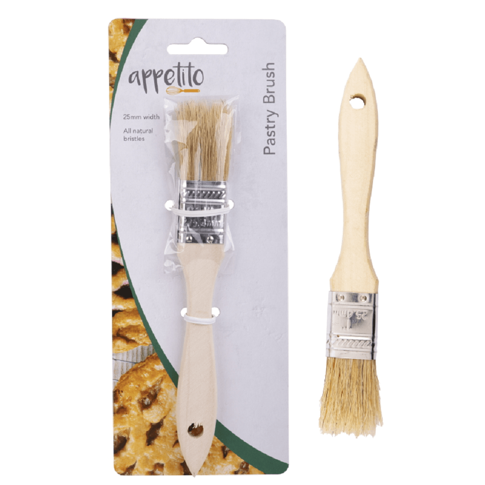 D.Line Appetito Wood Pastry Brush 2.5cm