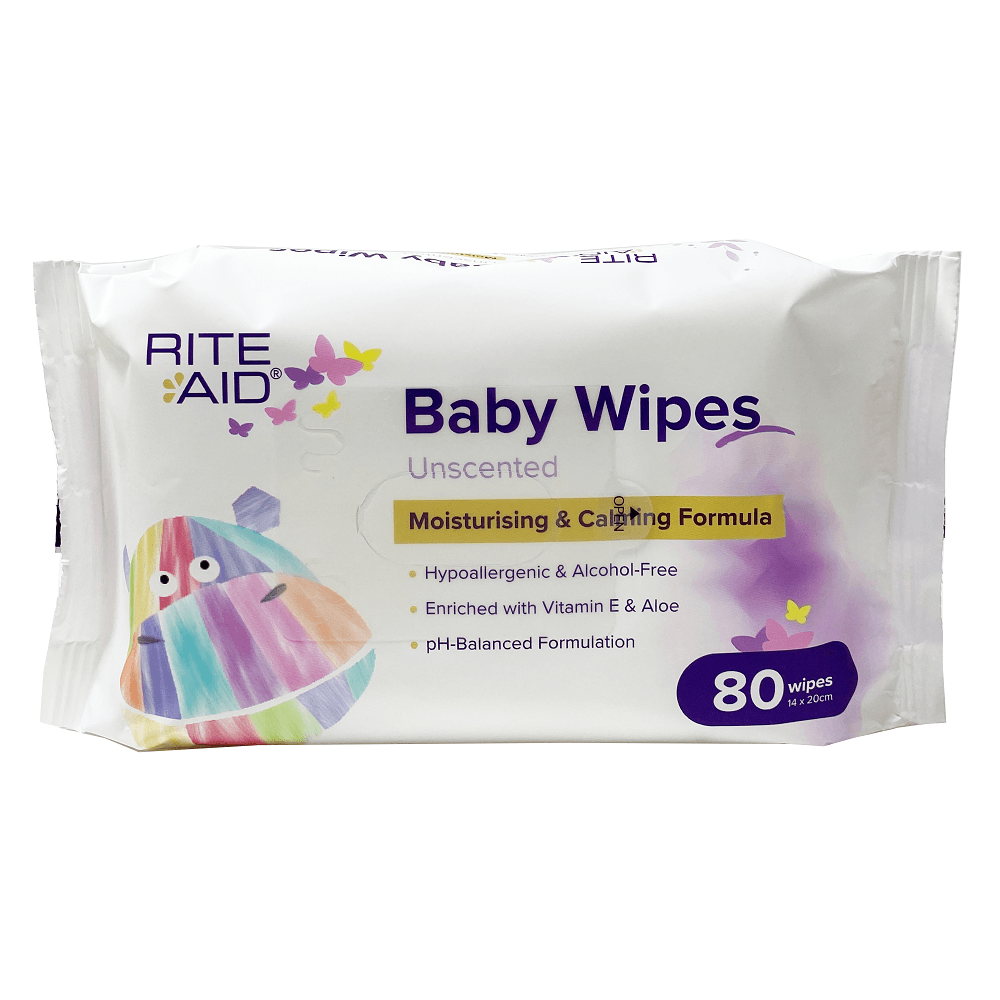 Rite Aid Extra Thick Baby Wipes 80's