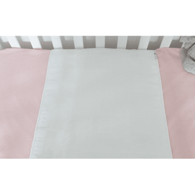 Brolley Sheets Cot Pad with Wings - White