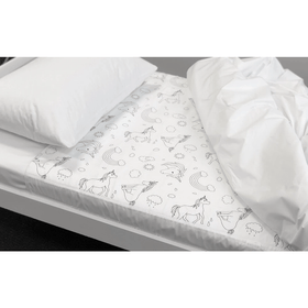 Brolly Sheets Single Size Bed Pad - Unicorn