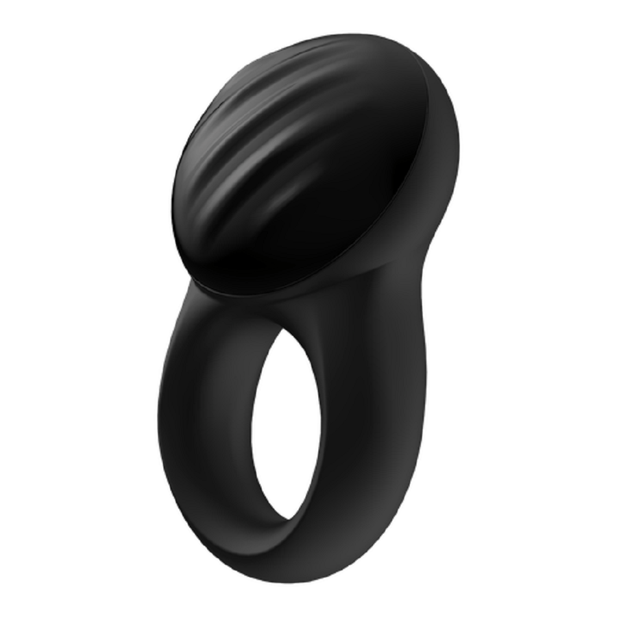 Satisfyer Signet Bluetooth Vibrating Cock Ring - Black
