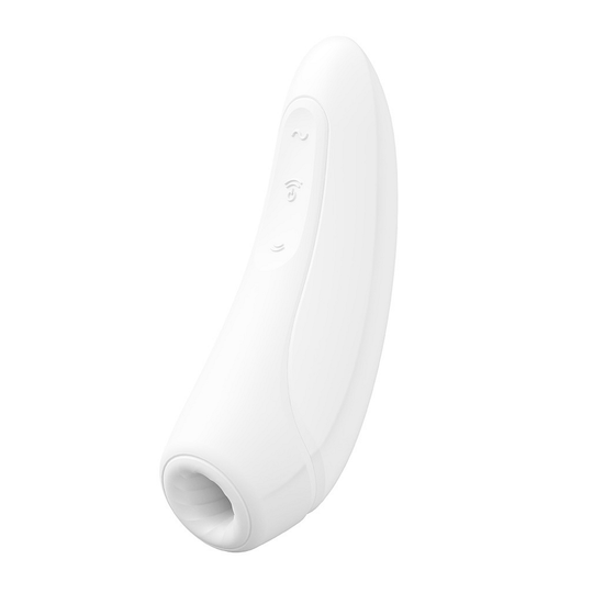 Satisfyer Curvy 1+ Bluetooth Clitoral Sucking Vibrator - White