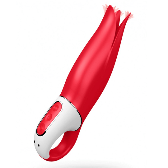Satisfyer Power Flower Vibrator - Deep Red