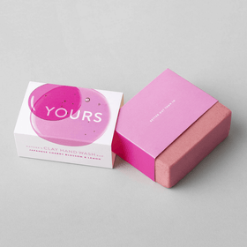 YOURS Pink Clay Hand Wash Bar 100g