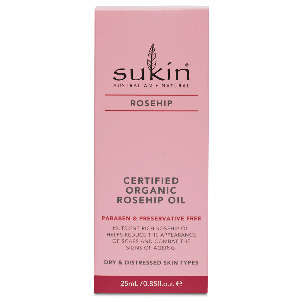 Sukin Natural ROSEHIP Certified Organic Rosehip Oil