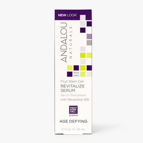 Andalou Naturals Age Defying Fruit Stem Cell Revitalize Serum with Q10 32mL