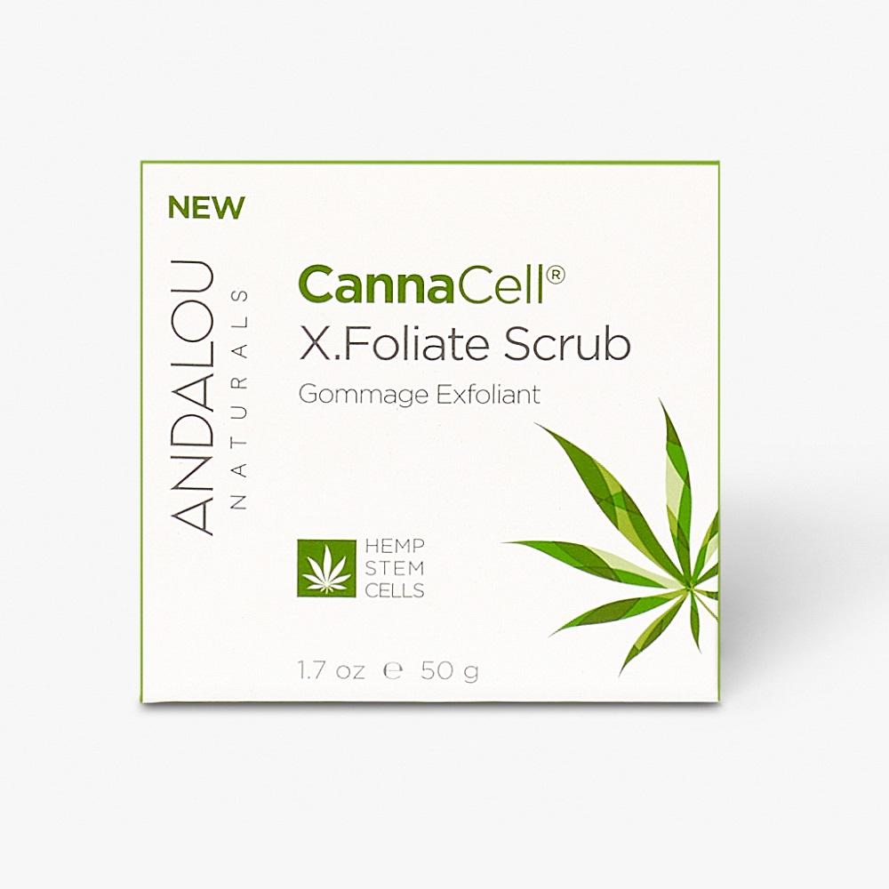 Andalou Naturals CannaCell® X.Foliate Scrub with Hemp Stem Cells 50g