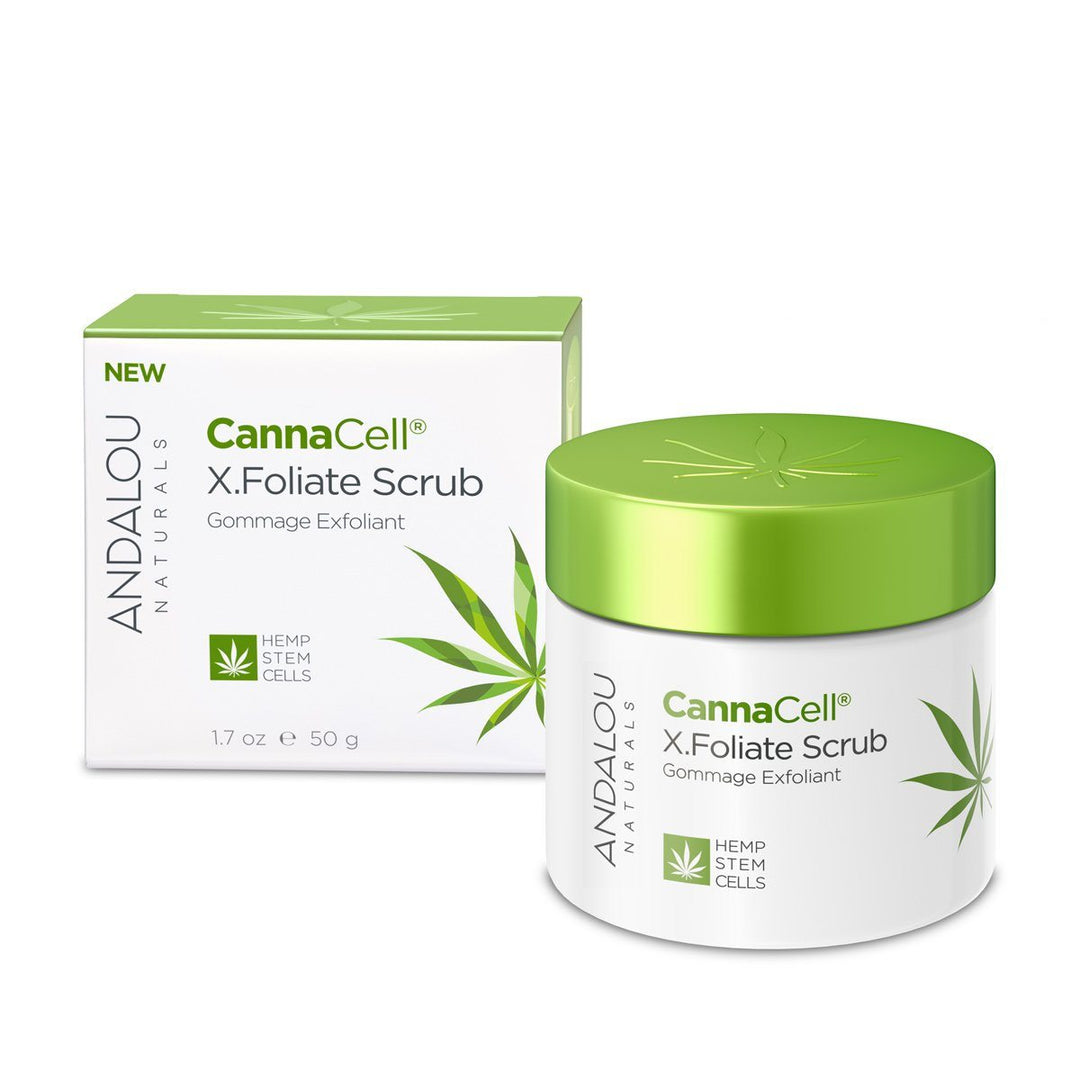Andalou Naturals CannaCell® X.Foliate Scrub with Hemp Stem Cells 50g